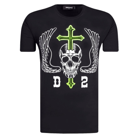 DSQUARED2 Skull Black tričko Dsquared²