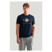 TRIČKO GANT REG ARCHIVE SHIELD SS T-SHIRT EVENING BLUE