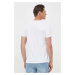 Bavlnené tričko Alpha Industries 118533.09-White, biela farba, s potlačou