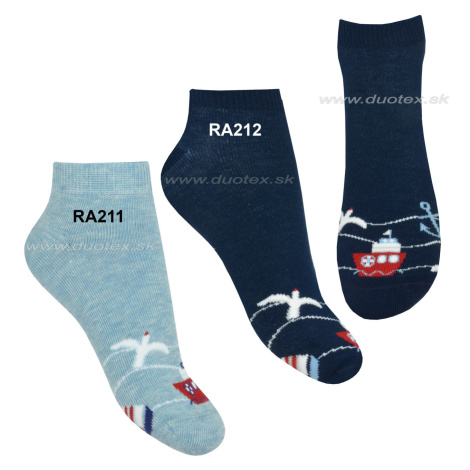 STEVEN Detské ponožky Steven-004CH-211 RA212-tm.modrá