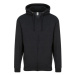 Just Hoods Pánska mikina na zips JH050 Black Smoke