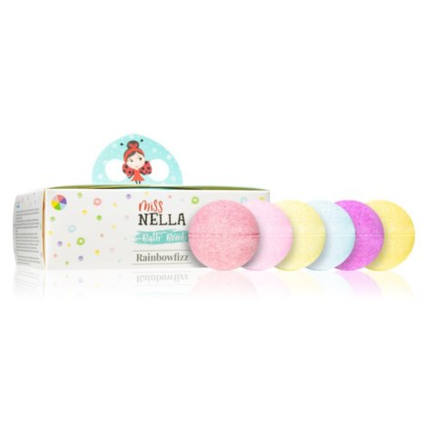 Miss Nella Rainbowfizz šumivá guľa do kúpeľa pre deti od 3 rokov