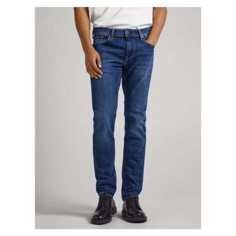 Blue Mens Skinny Fit Jeans Jeans Finsbury - Men Pepe Jeans