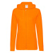 Orange hoodie Lady fit Fruit Of The Loom