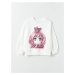 LC Waikiki Crew Neck Printed Long Sleeve Girl's Sweatshirt