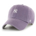 Čiapka 47brand Mlb New York Yankees fialová farba, s nášivkou