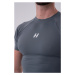 NEBBIA - Funkčné tričko pánske Slim-fit 324 (grey) - NEBBIA