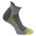 Pánske funkčné ponožky Regatta RMH030 TRAIL RUNNER Granite / Oasis Green Šedá 9-12 let