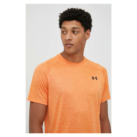 Tréningové tričko Under Armour tech 2.0 oranžová farba, jednofarebné, 1326413