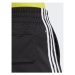 Adidas Športové kraťasy 3-Stripes IB7426 Čierna Regular Fit
