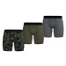 Pánske boxerky UNDER ARMOUR 3 PACK-Perf Tech Nov 6 inch-MARINE OD GREEN