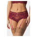 Podväzkový pás Gossard Superboost Lace Cranberry