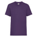 Purple Fruit of the Loom Cotton T-shirt