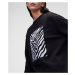 Mikina Karl Lagerfeld Zebra Logo Sweatshirt Biela