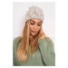 Women's Cap Eliza K205 ecru+grey