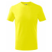 Malfini Basic Detské tričko 138 citrónová