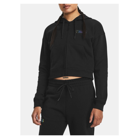 Under Armour Sweatshirt Pjt Rck HW Terry FZ Q4-BLK - Women's