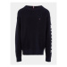 Tommy Hilfiger Sveter Monotype KB0KB08364 D Tmavomodrá Regular Fit