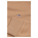 ŠATY GANT REL SHIELD C-NECK SWEAT DRESS CARAMEL BEIGE