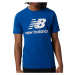 New Balance Essentials Stacked Logo T-Shirt - Pánske - Tričko New Balance - Modré - MT01575BGV