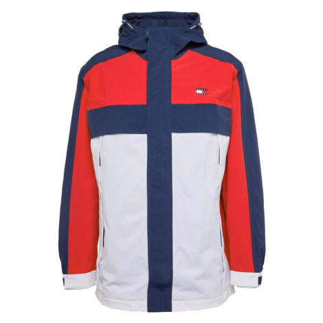 Tommy Jeans Prechodná bunda  námornícka modrá / červená / biela Tommy Hilfiger