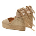 Castañer Espadrilky Chiara/8Ed/032 023196 Zlatá