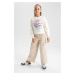 DEFACTO Girls Wide Leg Cargo Wide Leg Cotton Pants