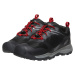 Keen Wanduro Low Wp Youth Detské nízke trekové topánky 10036561KEN black/ribbon red