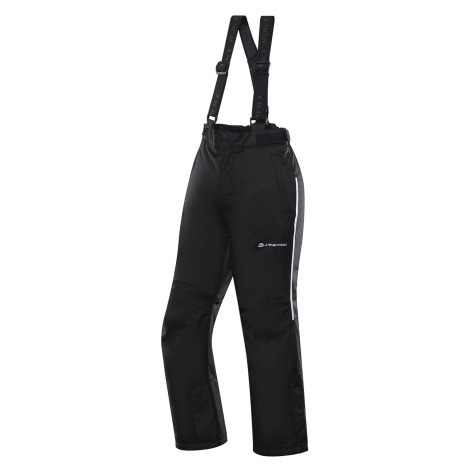 Kids ski pants with membrane ALPINE PRO LERMONO black