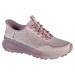 Fialové dámske trailové tenisky Skechers Slip-Ins: Switch Back - Mist 180157-PMLT