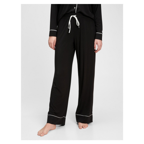 Čierne dámske pyžamové nohavice GAP