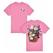 Converse FLORAL BASKETBALL RELAXED TEE ružová - Dámske tričko