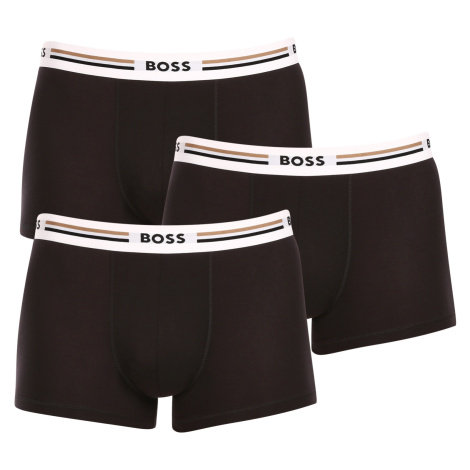 3PACK pánske boxerky BOSS čierné (50492200 001) Hugo Boss