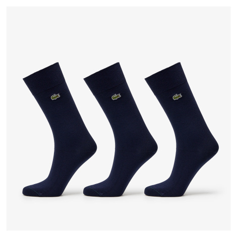 LACOSTE Cotton Blend Sock 3-Pack navy