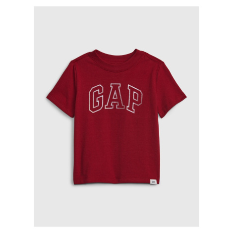 Červené detské tričko s logom GAP