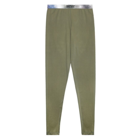 Diesel Legíny - UFLB-FAUSTIN-LP-MF TROUSERS zelené