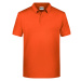 James&amp;Nicholson Pánska polokošeľa JN8010 Dark Orange