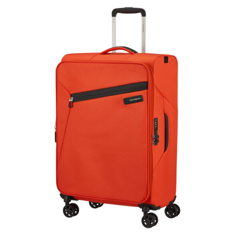 Samsonite Látkový cestovní kufr Litebeam EXP M 67/73 l - oranžová