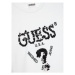 Guess Tričko J4YI46 K8FQ4 Biela Boxy Fit