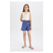 DEFACTO Girl's Modal Shorts Skirt