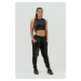 NEBBIA Dámsky crop top s vysokou podporou INTENSE Mesh 842 Nebbia