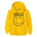 Nirvana mikina Inverse Smiley Žltá