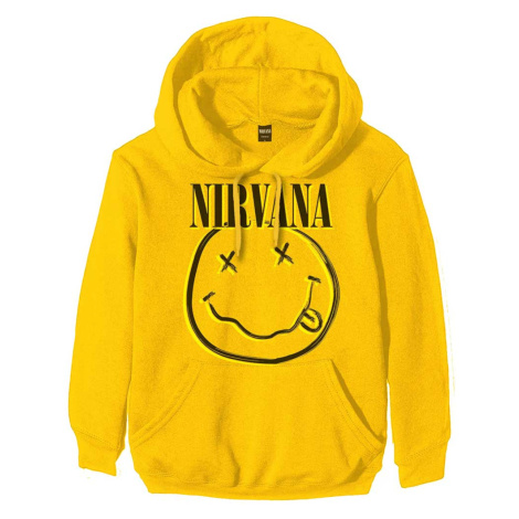 Nirvana mikina Inverse Smiley Žltá