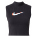 Nike Sportswear Top  oranžová / čierna / biela