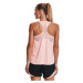 Dámske tréningové tielko UNDER ARMOUR UA Knockout Mesh Back Tank-PNK-1360831-676