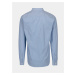 Bielo-modrá pruhovaná slim fit košeľa Casual Friday by Blend