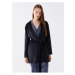 LC Waikiki Shawl Collar Plain Long Sleeve Velvet Women's Dressing Gown