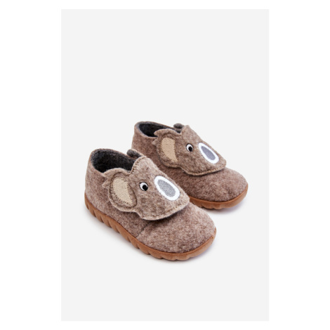 Children's slippers Befado Koala 620P002 Beige