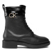 Calvin Klein Outdoorová obuv Rubber Sole Combat Boot W/Hw HW0HW01717 Čierna