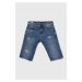 Detské rifľové krátke nohavice Pepe Jeans Cashed Short Repair nastaviteľný pás